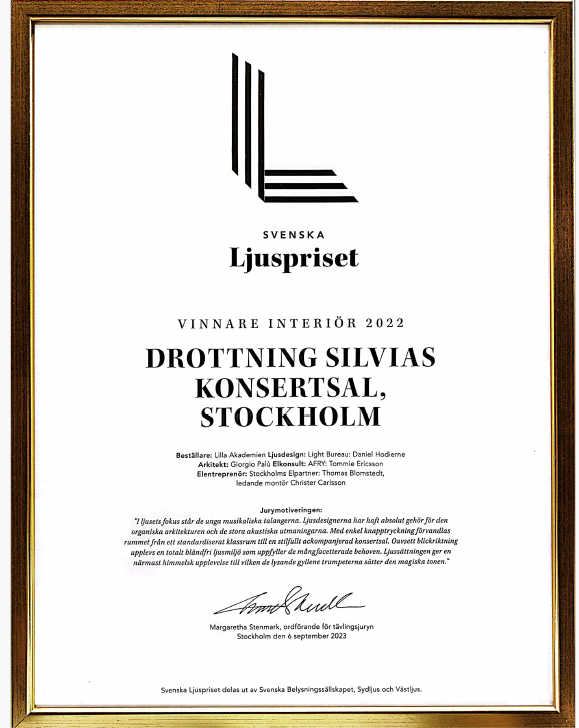 The Light Award Sweden n.1